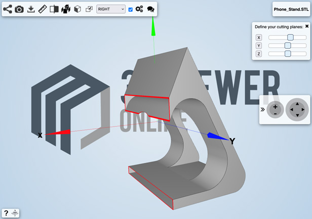 stl sectioning